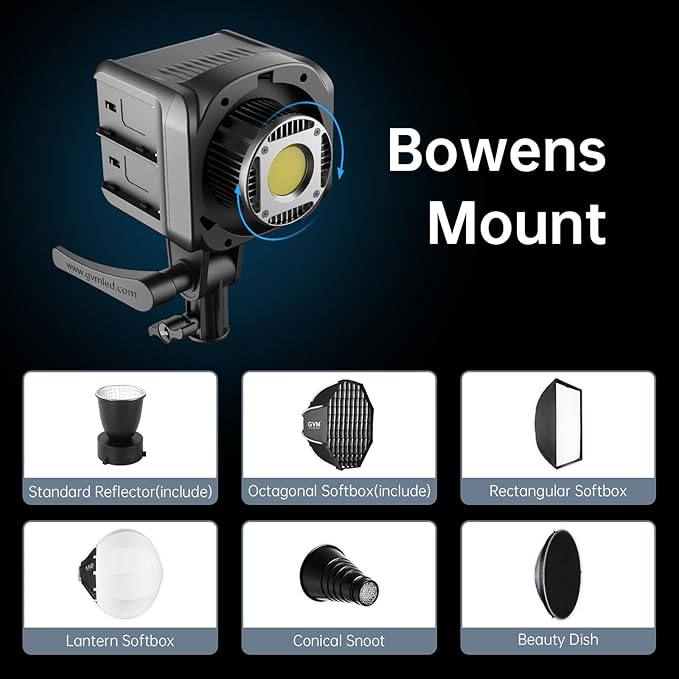 GVM SD80D 80W LED Video Light Kit - Image 5