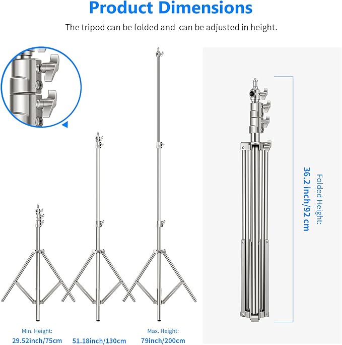 NEEWER 2PCS Light Stand Kit - Image 3