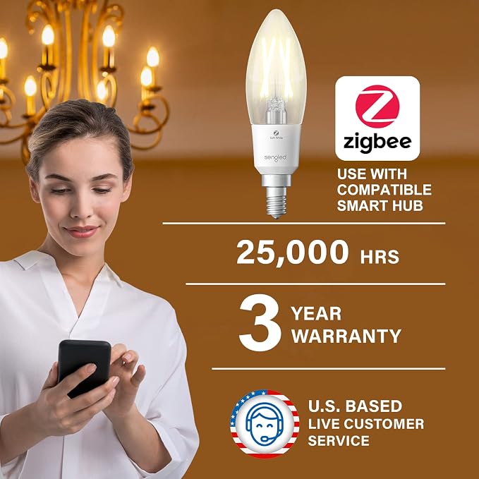 Sengled Zigbee Smart Light Bulbs, Smart Hub Required, Work - Image 2