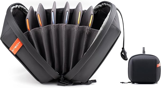 PGYTECH Hard Lens Filter Pouch Up to 100mm, 7 Pockets Camera Filter Bag by PGYTECH-US