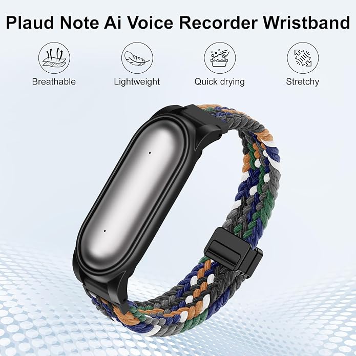 Adjustable Braided Wristband Compatible - Image 2