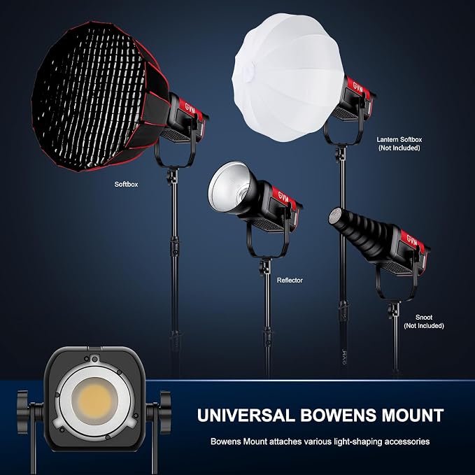 GVM 200W LED Video Light with Softbox, SD200B Photography Lighting Kit with - Image 7
