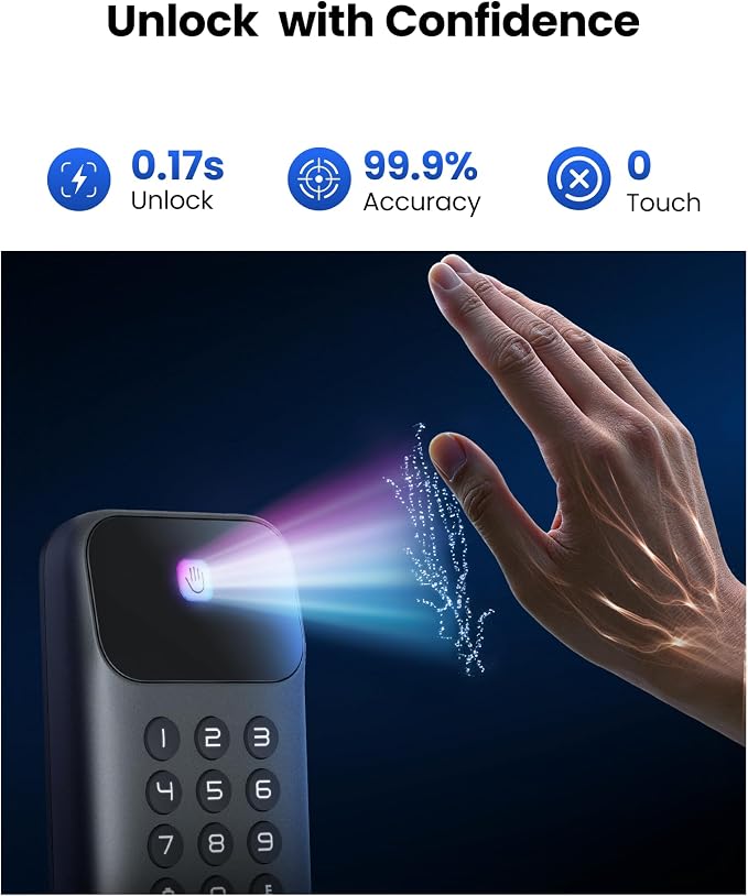 Lockin Venoris Go Palm Vein Smart Lock - Image 3