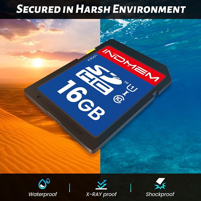 INDMEM SD Card 16GB, High-Speed Secure Digital Cards - Image 5