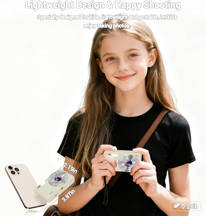 Digital Camera, Upgraded FHD 4K Digital Camera - Image 8