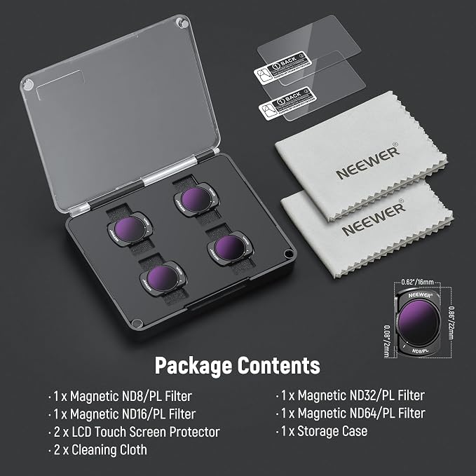 NEEWER HD Magnetic ND Filter Set Compatible - Image 8