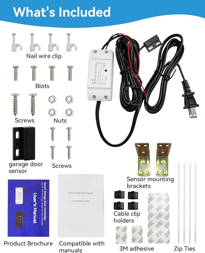 Smart Garage Door Opener, Universal WiFi Garage Door Remote Controller - Image 6