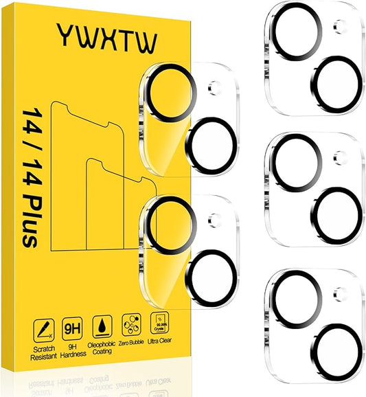 YWXTW [5 Pack Designed for iPhone 14 Camera Lens Protector, for iPhone 14 Plus by YWXTW