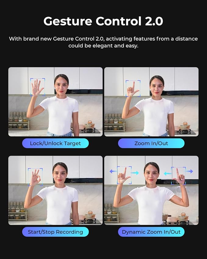 OBSBOT Tail Air NDI Streaming Camera 4K, AI Tracking PTZ Camera - Image 9