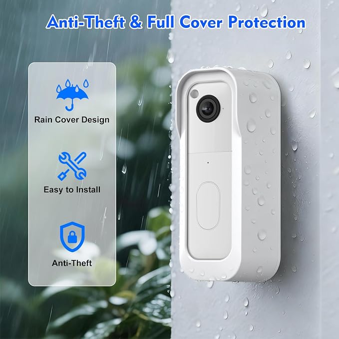 New No Drill Mount for Blink Video Doorbell Camera, Adhesive Blink Doorbell - Image 4