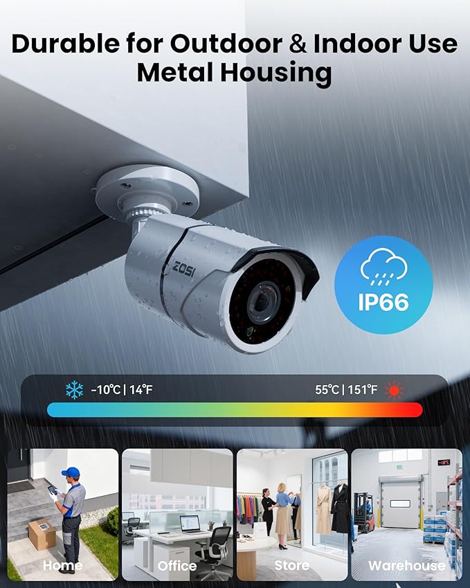 ZOSI 3K Lite Home Security Camera System - Image 4
