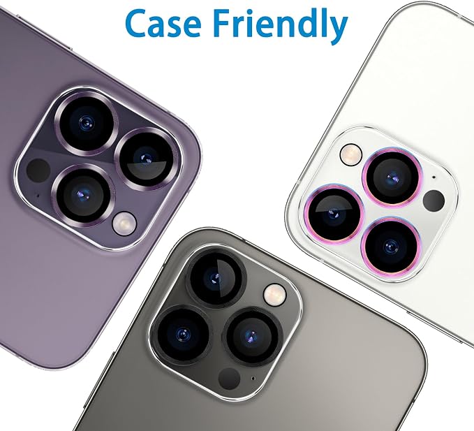 Dengduoduo 3 Pack Tempered Glass Camera Lens Protector - Image 6