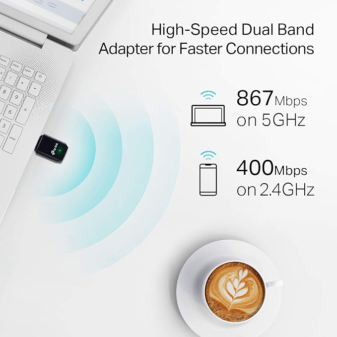 TP-Link AC1300 USB WiFi Adapter- 2.4G/5G Dual Band Wireless Network Adapter - Image 2