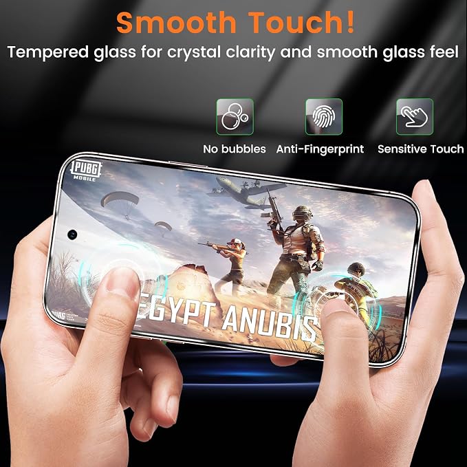 Lesakit 4 Pack for Google Pixel 9 Pro Screen Protector - Image 7
