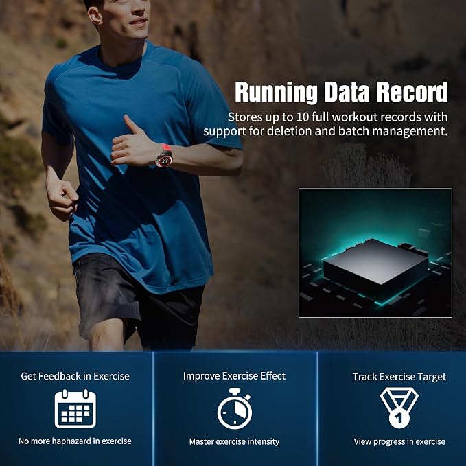EZON GPS Running Watch with Distance Pace Alarm and Calorie Counter and - Image 5