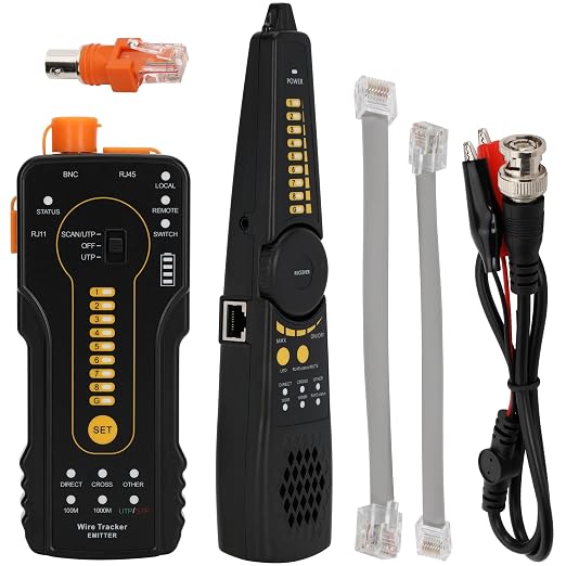 Digital Wire Tracer Tone Generator and Probe kit, Network Cable Continuity by Chaoos