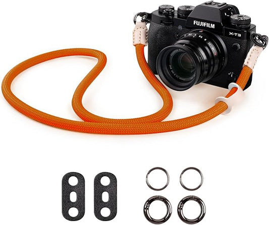 VOVMOEYA Nylon Braided Camera Rope Strap, Camera Neck Shoulder Strap by VOVMOEYA