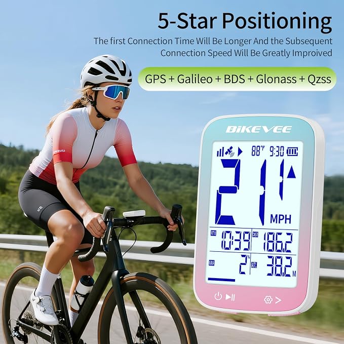 GPS Bike Computer Wireless Cycling Computer - Image 6