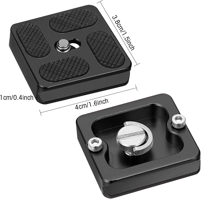 Frienda 2 Pieces Metal Quick Release Plate - Image 2