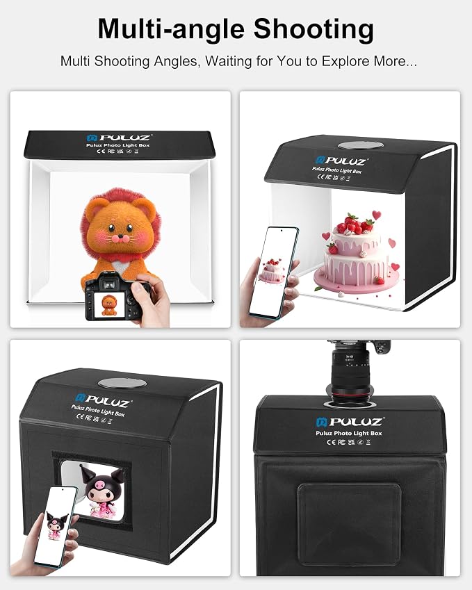 Light Box Photography, PULUZ 16"x12" Portable Photo Box - Image 4