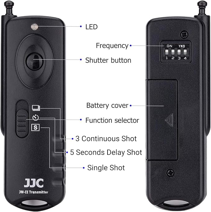 JJC Radio Wireless Remote Control Shutter Release - Image 2