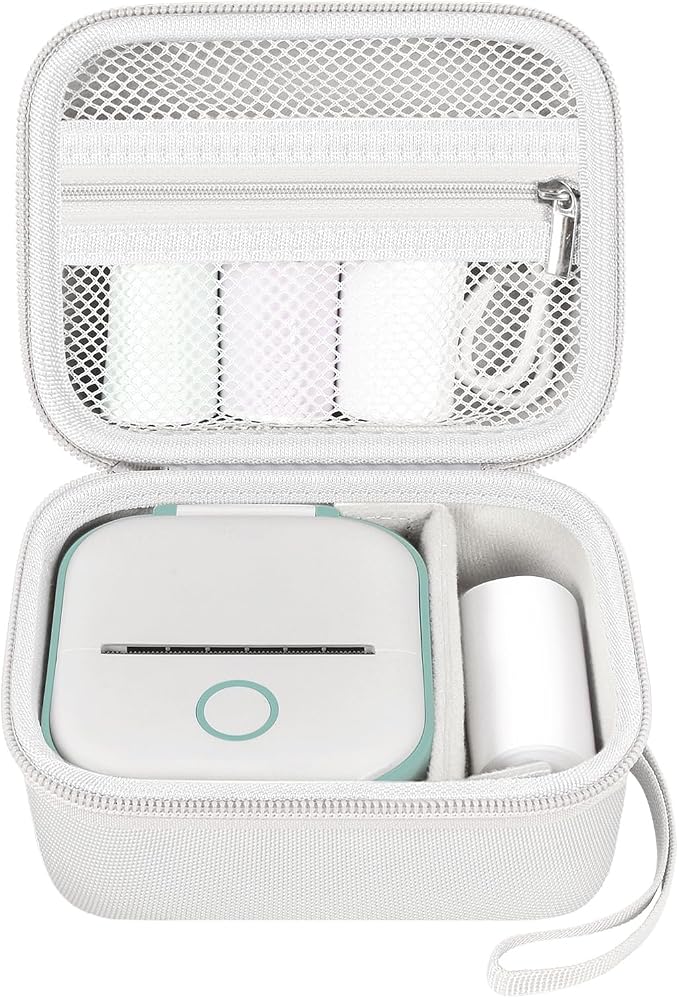 ANKHOH Label Maker Case for Memoking T02/ for Phomemo M02/ M02S/ M02 Pro/ Q30S/ by Ankhohstoragehardcase
