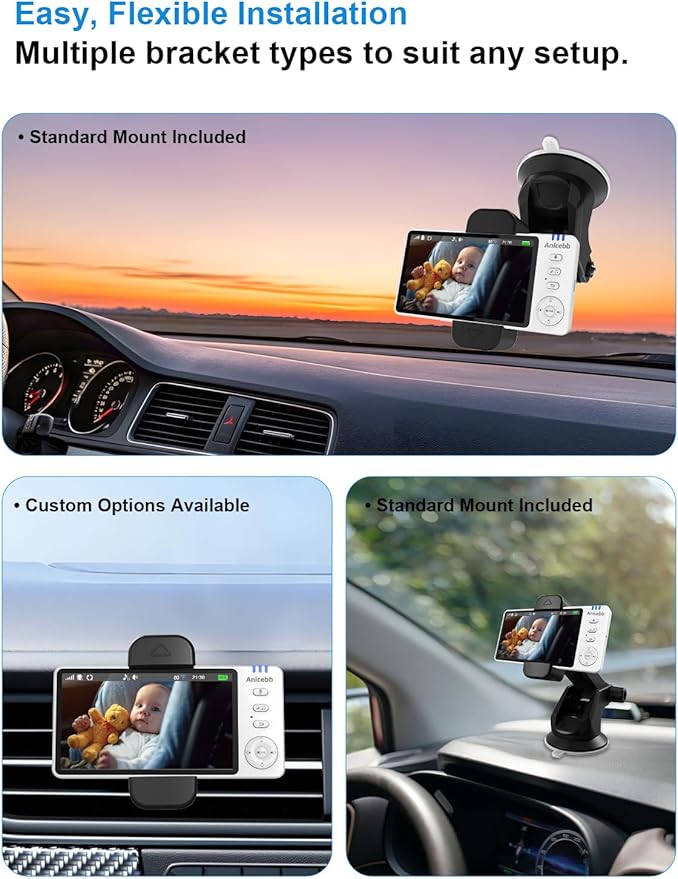 Wireless Baby Car Camera with 1080P Night Vision, Auto On/Off - Image 5