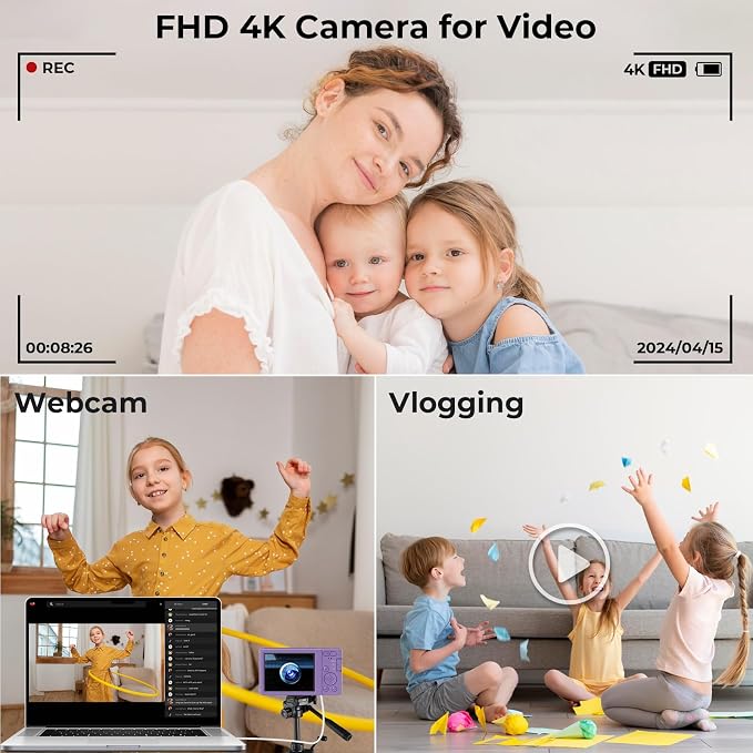 Digital Camera, Autofocus 4K Camera - Image 3