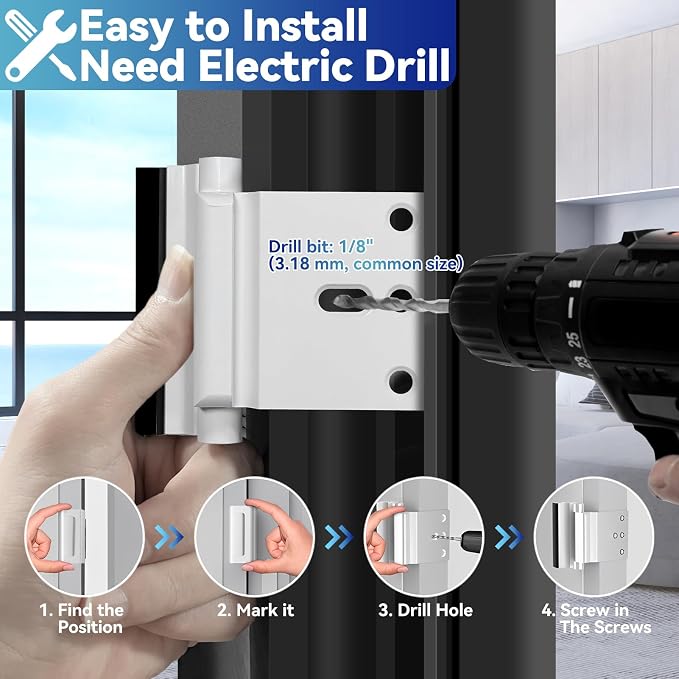 Door Reinforcement Lock Withstands 800lbs of Force - Image 3