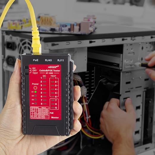 NF468S Network Cable Tester, RJ11 RJ12 RJ45 Ethernet Tester - Image 7