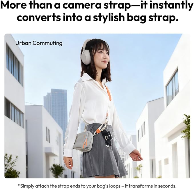 ULANZI YF01 Camera Strap with Built-In USB-C Data Cable — 3-in-1 Quick Release - Image 5