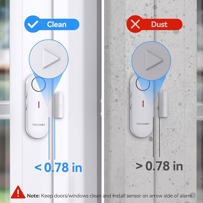 TECKNET Door Alarms for Kids Safety, Window Alarm Pool Alarms Door Alarm for - Image 3