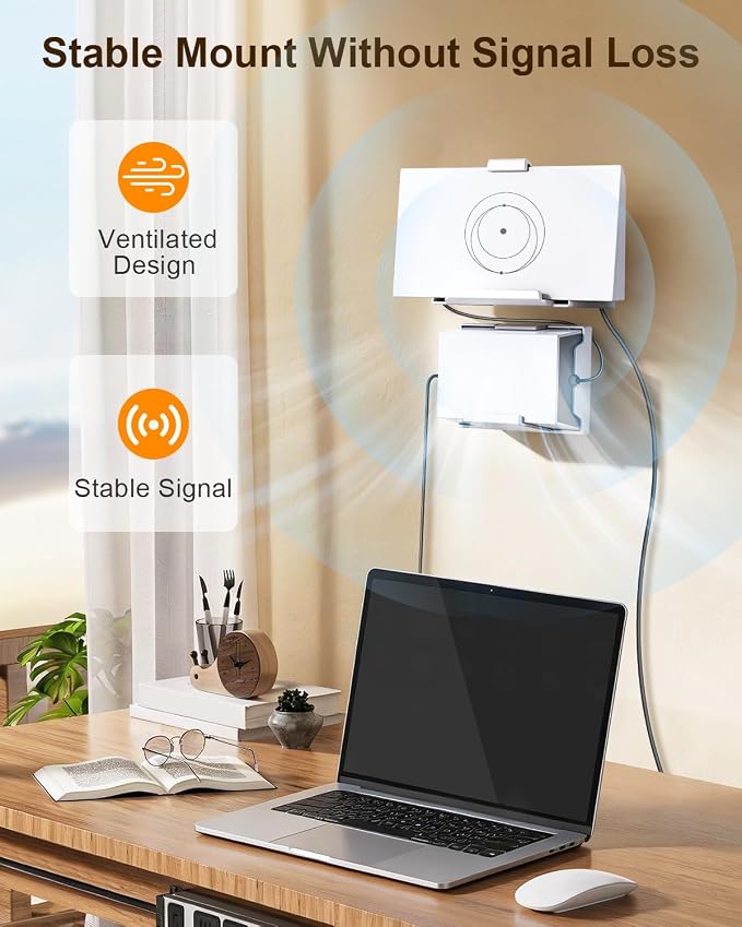 Starlink Standard 4X/V3 Gen 3 Router Wall Mount Kit, 2-in-1 Mount - Image 4