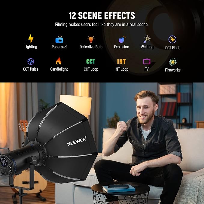 NEEWER CB200B 210W LED Video Light - Image 7