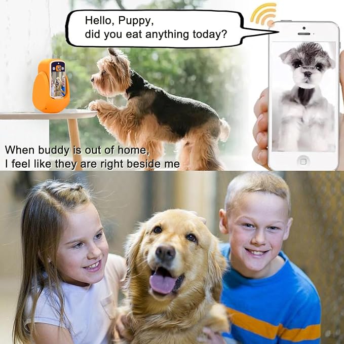 2 Way Camera Audio/Video, 2.8''Screen Pan/Tilt WiFi AI Motion Detection - Image 4