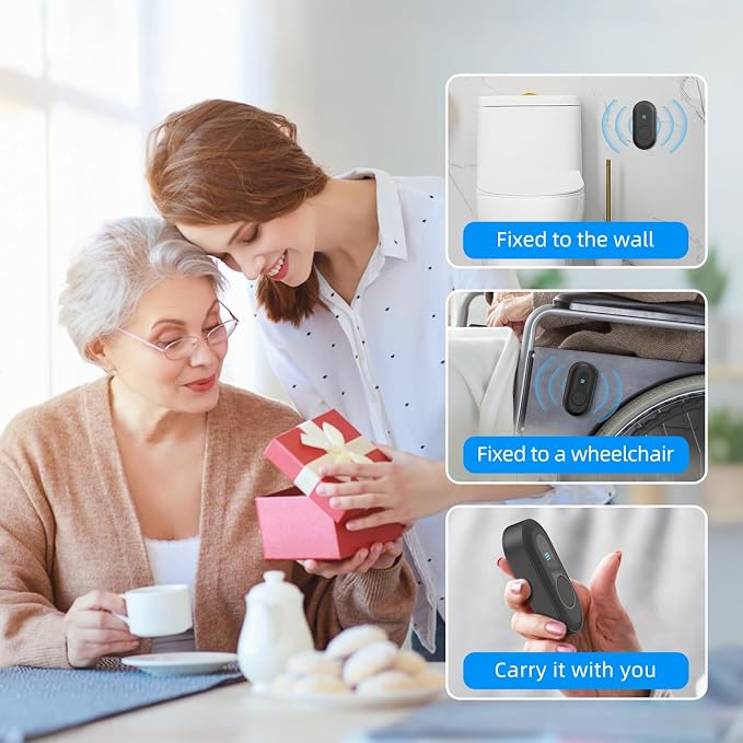 Wireless Caregiver Pager - 500ft Range Nurse Call System - Image 6