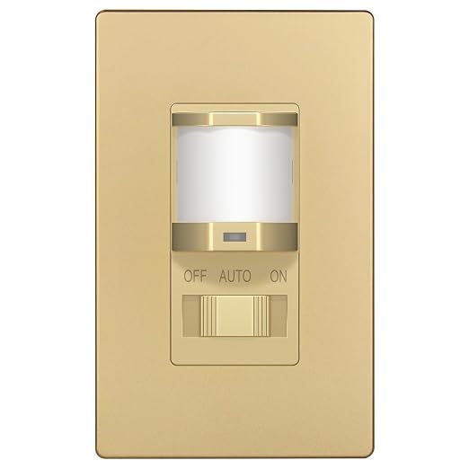 TOPGREENER Occupancy/Vacancy PIR Motion Sensor Light Switch, Learning Function by TOPGREENER