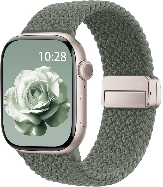 Braided Stretchy Band Compatible by HEARTBOOM