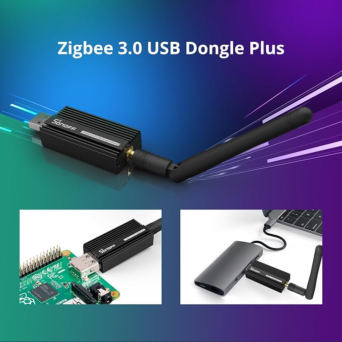 SONOFF Zigbee 3.0 USB Dongle Plus-E Gateway, Universal Wireless Zigbee USB - Image 2