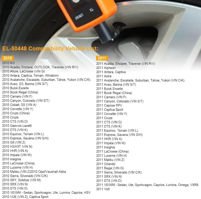 AICEL TPMS Relearn Tool for Car Tire Sensor, EL-50448 Tire Pressure Monitor - Image 3