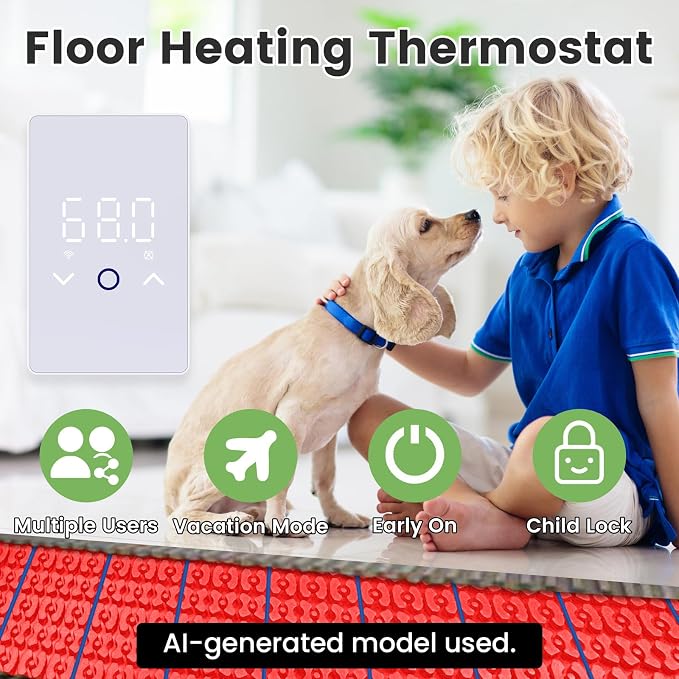 MAXKOSKO 2Pcs WiFi Smart Thermostat - Image 5