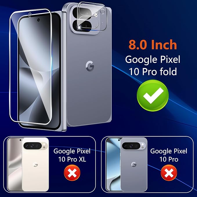 Glass Screen Protector for Google Pixel 10 Pro Fold - Image 2