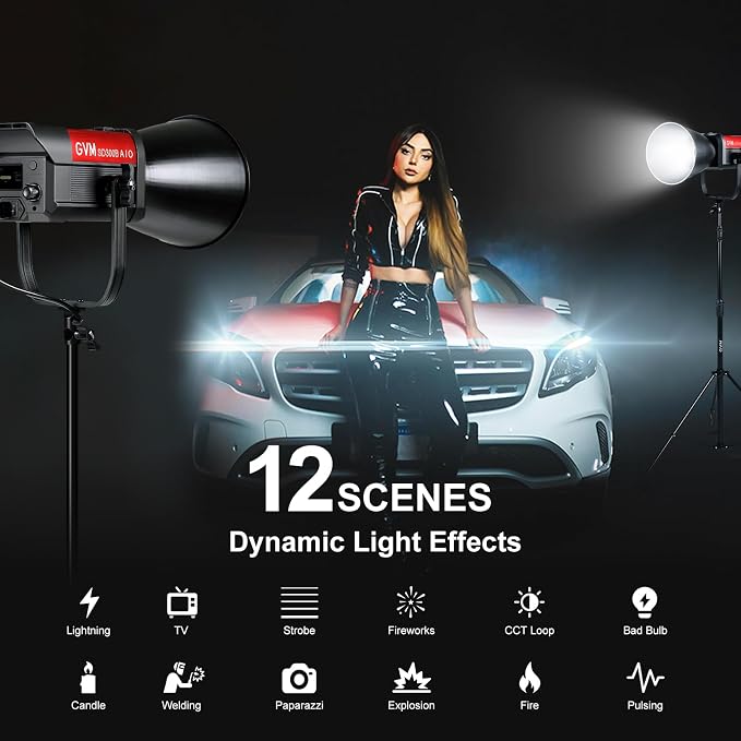 GVM 300W Bi-Color LED Video Light - Image 4