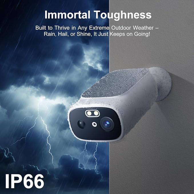 2K Solar Security Cameras Wireless Outdoor-2.4/5Ghz WiFi Cameras - Image 6