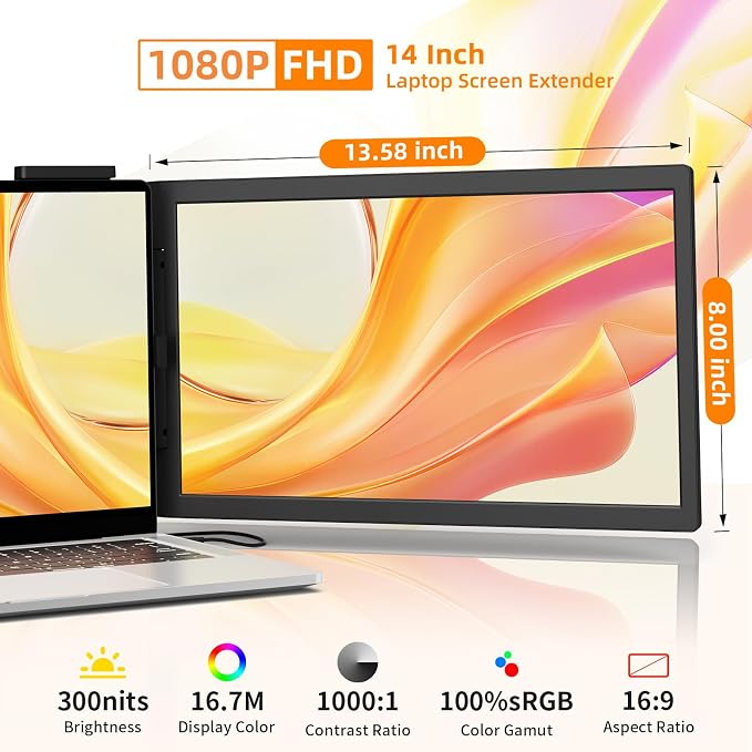 Laptop Screen Extender, Plug & Play - Image 2