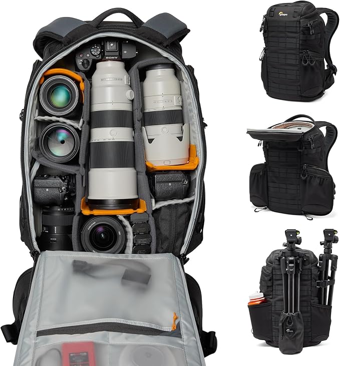 Lowepro ProTactic BP 450 AW III Camera Backpack, 4-point Access, Professional by Lowepro