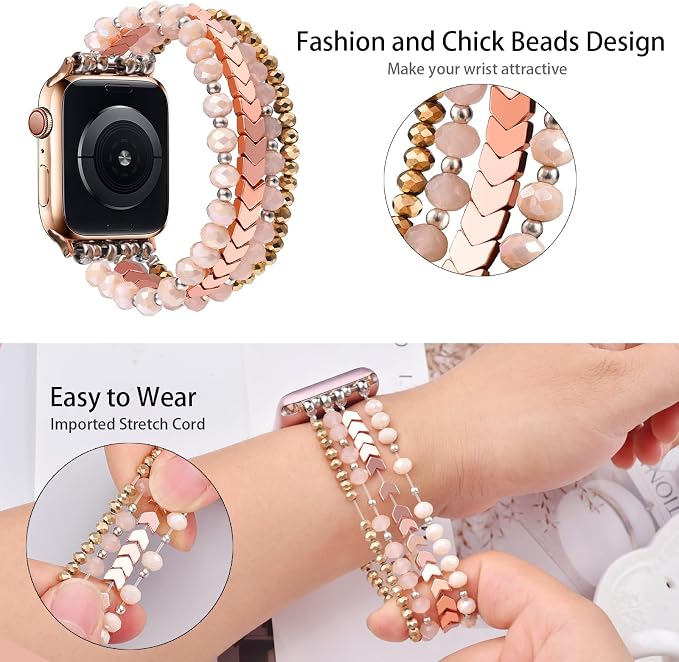 MOFREE Beaded Band for Women Compatible - Image 3