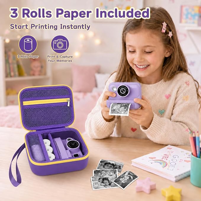 PAIYULE Kids Instant Print Camera Case - Image 8