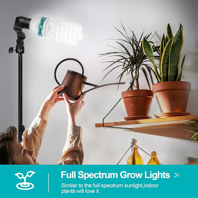 EMART Full Spectrum Light Bulb, 105W Spiral CFL 5500k Daylight - Image 4