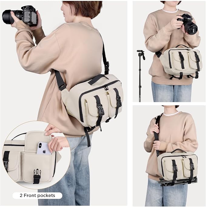 TAAOKA Camera Sling Bag, DSLR Camera Bag - Image 6